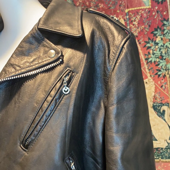 Schott Bros Perfecto One Star Leather Motorcycle Jacket - RARE VINTAGE 60s-70s - Picture 6 of 14